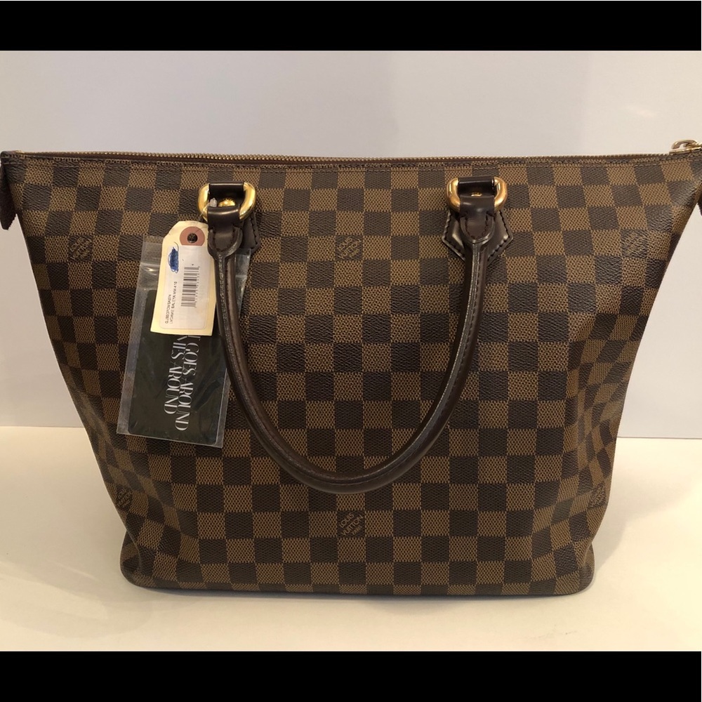 Louis Vuitton Damier Ebene Saleya MM